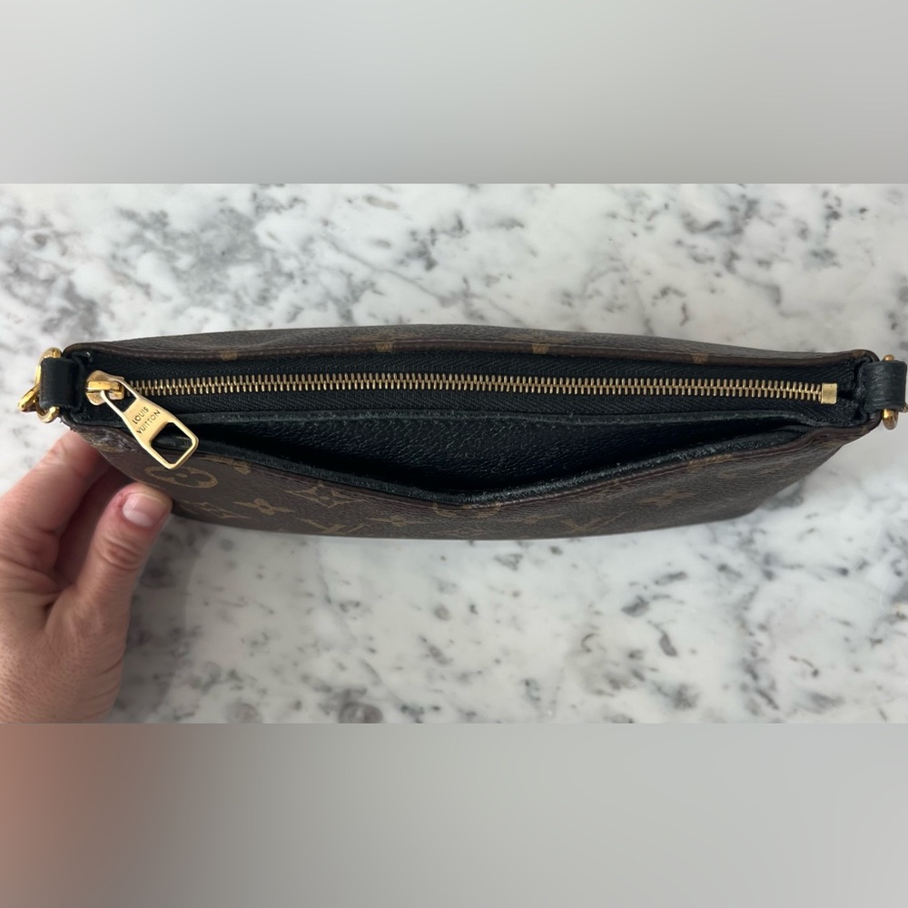 Louis Vuitton Monogram Pallas Clutch in Black - Picture 8 of 14
